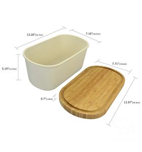 <b>White</b> <b>Bread</b> Box for Kitchen Countertop Large Storage Container and <b>Bread</b> Holder <b>Bin</b> - Product Image 6