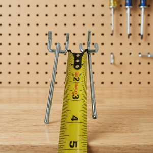 1000 Pieces 4 Heavy Duty Steel Zinc Plated <b>Peg</b> <b>Board</b> Hooks Shelf Hanger Kit 4 X 1/4 - Product Image 2