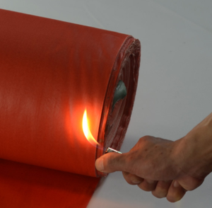 <span class=keywords><strong>Tissu</strong></span> en fibre de verre enduit de silicone de prévention des incendies d'isolation résistant à <span class=keywords><strong>la</strong></span> <span class=keywords><strong>chaleur</strong></span> - Product Image 2