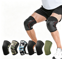 Genouillères de protection antidérapantes en néoprène pressurisé de 7 mm - Modèle chinois HX-7904 - En stock pour l'exercice de squat
