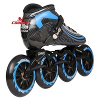 Patins à roulettes en ligne pour adultes SR9 Cougar en fibre de carbone avec roues en PU de 100 mm 1100