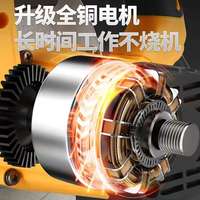 Souffleur-aspirateur électrique 2-en-1 OEM RUTE 6280W, 6 vitesses, chambre en aluminium, collecteur de poussière, industriel et bricolage pour atelier de construction