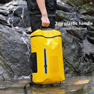 Sac à dos étanche pour voyage en plein air, PVC IPX7, flottant, pliable, fermeture éclair, 25L - Product Image 6