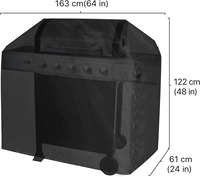 Penutup BBQ Outdoor Harga Terjangkau Tahan Air Penutup Panggangan Taman 600D Oxford