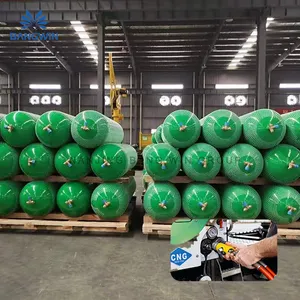 Kích cỡ khác nhau 50kg LPG Xi lanh khí GNV nén balones de oxigeno chai 200bar Xi lanh khí Tank Type1 bán hàng