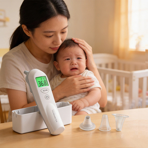 Thermomètre auriculaire infrarouge numérique de type main clinique électronique domestique pour bébé et adulte - Product Image 6