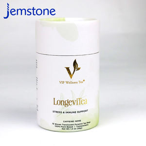 Emballages de cylindres en papier pour thé de qualité alimentaire, écologiques, sur mesure, avec logo, luxe, ronds, pour emballages de tubes à café - Product Image 1