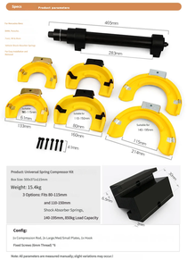 Heavy Duty Universal On-Vehicle Shock Spring <strong>Compressor</strong> <strong>Tool</strong>, Strut Spring Remover for Car/Truck/SUV Repair - Product Image 2