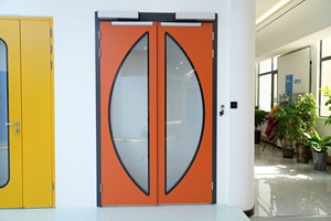 Porta <span class=keywords><strong>Tagliafuoco</strong></span> in Acciaio con Apertura Automatica e Finestrella di Visualizzazione per Uso Interno in Ospedali - Product Image 4