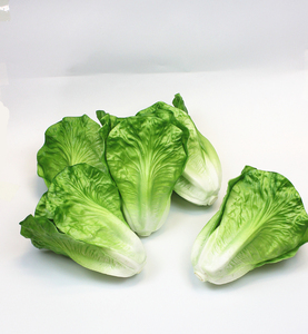 Laitue verte artificielle réaliste, fausse laitue romaine, légume artificiel réaliste, accessoire de décoration pour présentation alimentaire en cuisine - Product Image 3