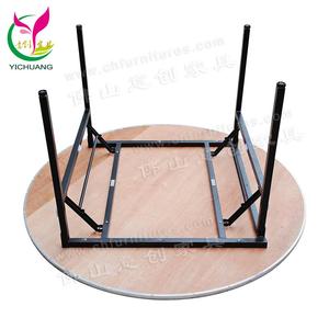 Foshan Hôtel meubles table pliante Ronde pour le banquet, le Bon partenaire pour chaises avec tube En <span class=keywords><strong>Fer</strong></span> De Haute Qualité - Product Image 3