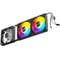 Ventilateur de boîtier PC modulaire XINMAI 120 mm ARGB PWM à interconnexion, un seul câble, avec fixation rapide, OEM ODM