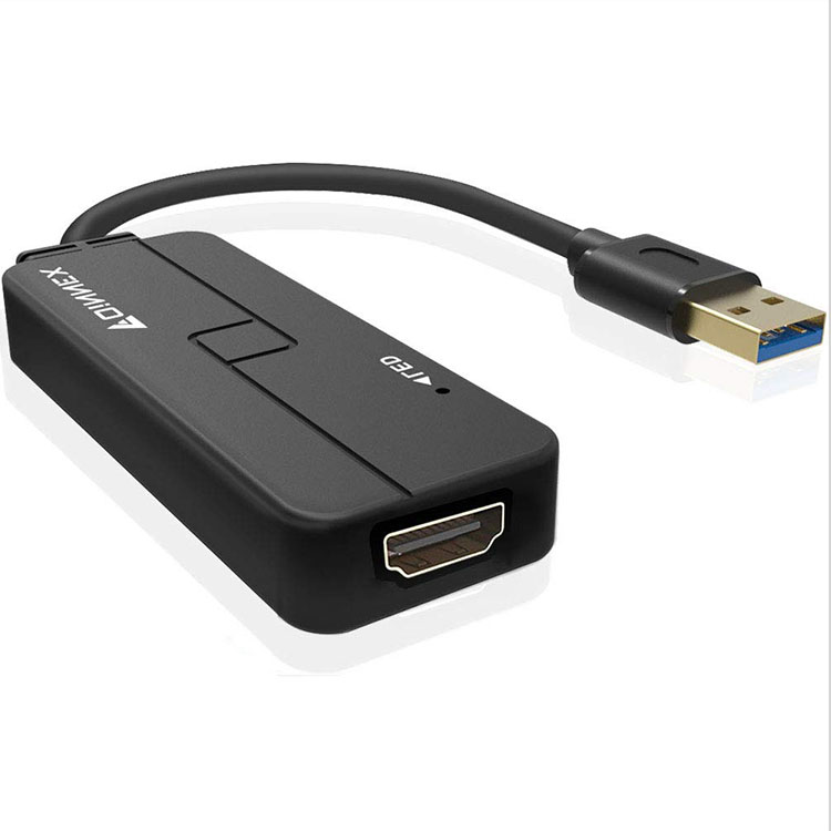 FOINNEX Installation simple Câble adaptateur USB3.0 vers HDTV Carte de capture vidéo HDTV USB