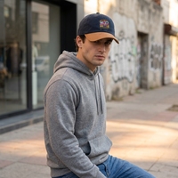Casquette de baseball en daim à 6 panneaux avec broderie personnalisée de haute qualité et logo en relief, visière incurvée, pour le sport, vente en gros 2026