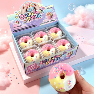 Juguetes Blandos Antiestrés Más Vendidos, Juguetes Blandos de PVC Hechos a Mano con Forma de Pata de Gato y Donut de Chocolate, Venta al por Mayor de Lujo - Product Image 2