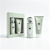 Coffrets Cadeaux de Parfums Arabes de Luxe en Gros – Vaporisateur Original 110ml et Lait Corporel 100ml pour Hommes, aux Notes Fraîches de Citron Vert, Marine et Néroli
