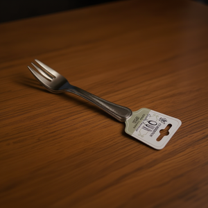 Fourchette en acier inoxydable TENEDOR 15 cm avec manche en métal - Product Image 3