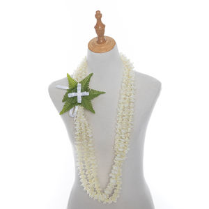 Guirnalda Hawaiana Mini Jasmine de Cuello Largo para Celebración de San Valentín y Año Nuevo - Product Image 1