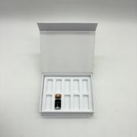 Caja de Papel para Viales de Péptidos de 3ml, 5ml y 10ml con Logotipo Personalizado TY, Cierre Magnético, Estampado Holográfico e Inserto de EVA