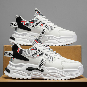 Zapatos casuales de caña alta, modernos y versátiles para hombre, zapatos deportivos de suela blanda para hombre, casuales de primavera - Product Image 5
