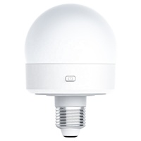 Ampoule LED rechargeable 2 en 1 E26 avec télécommande, lampe de bureau à intensité variable, veilleuse pour la décoration de la maison, ampoule LED intelligente