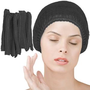 Chapeau bouffant <span class=keywords><strong>jetable</strong></span> 100 pièces 21 pouces (environ 53.3 cm) filet à cheveux capuchon anti-poussière élastique pour couvre-chef de cuisine de service <span class=keywords><strong>alimentaire</strong></span> - Product Image 1