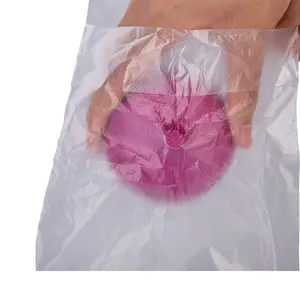 Pe descartável transparente flexível luxuoso do estilo fresco-manter o saco de compras plástico do empacotamento de alimentos para os vegetais dos frutos