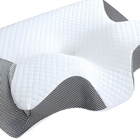 Oreiller ergonomique Zenmoon en mousse à mémoire de forme, refroidissant, pour le cou, soulagement efficace de la douleur pendant le sommeil