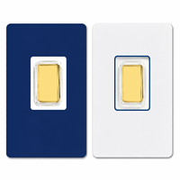 Boîte de rangement pour pièces commémoratives, porte-cartes en plastique, présentoir pour lingots d'or, à vendre