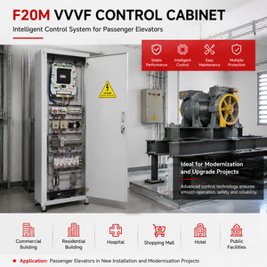 Gabinete de Control de Elevador <span class=keywords><strong>F20M</strong></span>, Sistema de Control VVVF para Modernización de Ascensores de Pasajeros en Villas, Hoteles, Apartamentos, Hospitales y Supermercados - Product Image 2