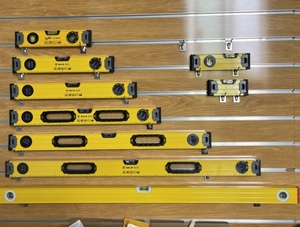 Tùy chỉnh chiều dài 90 180 cố định bong bóng và có thể điều chỉnh bong bóng chất lượng cao nam châm Mức độ tinh thần với ba lọ - Product Image 6