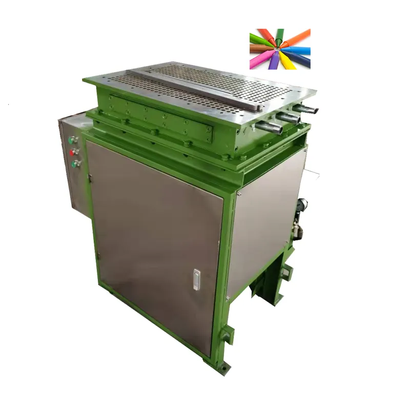 Máquina automática de fabricación de pasteles de aceite, línea de producción de cera de crayones, máquina de moldeo de crayones coloridos