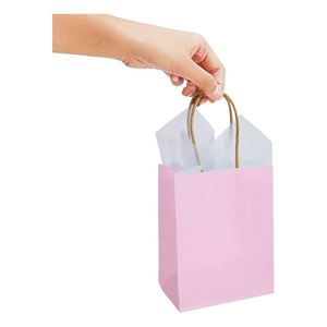 Mini Bolsas de Regalo de Papel Pequeñas con Asas para Cumpleaños, Bodas, Fiestas, Compras, Mercancía, Tiendas Minoristas, Bolsas de Papel para Empaque - Product Image 5