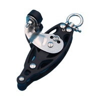Poulie en acier inoxydable 316 avec bloc pivotant en nylon marin, manille forgée de 35 mm, accessoires de quincaillerie pour yacht et bateau