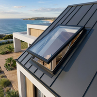 Ventana de Techo de Aluminio y Vidrio para Extensiones de Techos Residenciales en Australia, Impermeable, con Aislamiento Térmico, Diseño Personalizado