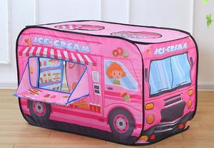 Nueva gran oferta, autobús escolar con forma de coche, tienda de juegos emergente para niños, casa de juegos plegable para interiores y exteriores para niños pequeños y niñas - Product Image 5