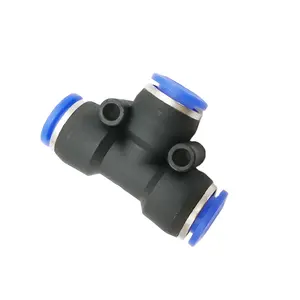 Air Pneumatic Fitting PY Tube OD 4mm 6mm 8mm 10mm 12mm 16mm Y Type 3Way Port Water Hose Gas Pipe Plastic Push In Quick Connector