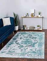 Tapis de salon moderne, lavable, antidérapant, effet cachemire, pour animaux de compagnie, grande taille, style persan vintage, imprimé 3D