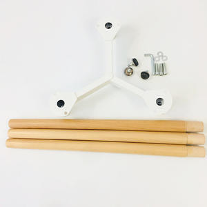 Современная Простая установка, прочные армированные деревянные ножки стола, стойка из массива бука для стола, домашнего офиса, кафе, гостиной, Настольная основа - Product Image 6