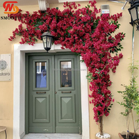 Buket Dekorasi Luar Ruangan & Dalam Ruangan Bougainvillea Simulasi SMOOTH, Dekorasi Pernikahan, Lanskap, Hiasan Toko