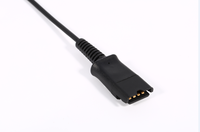 Casque Talkvioce 500D pour centre d'appels, écouteurs QD avec micro pour ordinateur