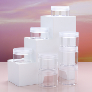 Chai nhựa trong suốt miệng rộng 100ml, dụng cụ đựng kem dưỡng da mặt, lọ đựng mặt nạ tóc, chai kem, chai kín trong suốt - Product Image 2