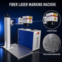 Mopa Color Mask 3D dynamic Marker Raycus laser a fibra di metallo 20W 30W 50W macchina per marcatura laser a fibra con rotante