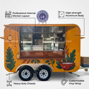 New Popular Fully Equipped Food Truck for Sale Europe Customized Concession With Water Coffee Vending Cart Food Trailer 25M10G29 - Product Image 2