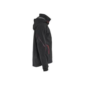 BLAKLADER - 4483191799564XL Chaqueta impermeable stretch Negro/Rojo-EAN 7330509947999 PROTECCIÓN PARA TODOS LOS TIEMPOS - Product Image 5