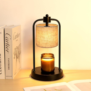 Lampe de table moderne en bois jaune écologique avec abat-jour en cristal conique, alimentation CA, base en bois, col flexible LED E26 3500K pour la décoration de chambre - Product Image 3