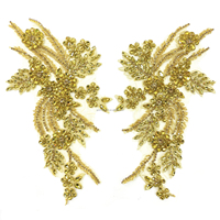 PE071 Applique de ceinture de corsage de mariage en strass perlé de cristal coloré populaire pour robe de mariée
