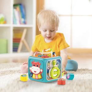 Cube d'activités pour bébé EPT 6 en 1, jouet éducatif multifonctionnel, centre de jeu d'apprentissage pour enfants, jouets de développement sensoriel pour les tout-petits, cadeaux - Product Image 4
