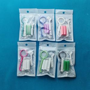 Removedor de mordeduras de ortodoncia Juego de cepillos pequeños Fuente de alimentación manual Tirantes invisibles Corrector facial Molienda de dientes Mordedura Masticar - Product Image 6