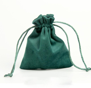 Pochette à Bijoux en Daim Doux de Luxe avec Cordon de Serrage, Prix Usine, Vente en Gros avec Logo - Product Image 2